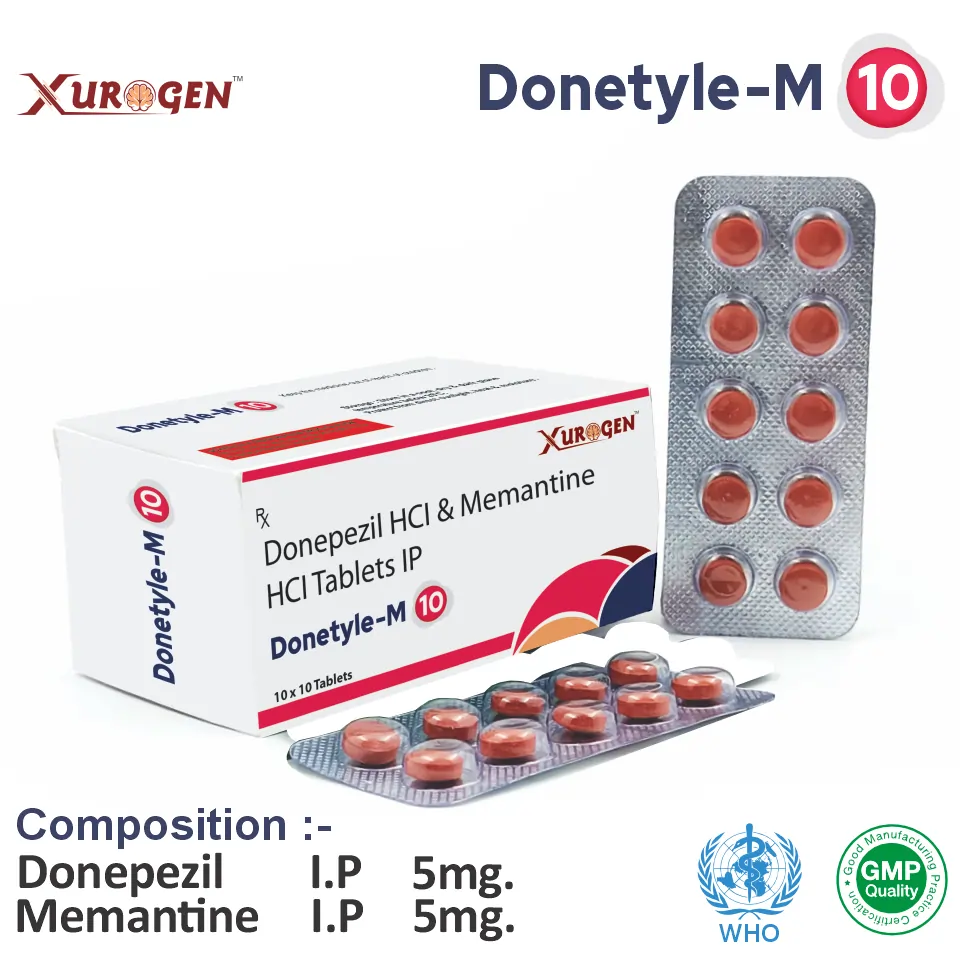 Donepezil 5mg + Memantine 10mg Tablet PCD Pharma